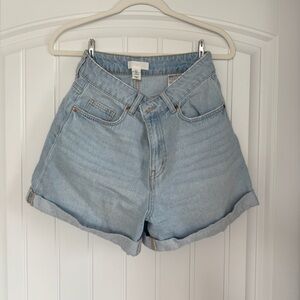 H&M Light Wash Jean Shorts